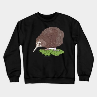 Hand Drawn New Zealand Kiwi Bird Crewneck Sweatshirt